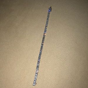 8 CTW MOISSANITE TENNIS BRACELET STERLING SILVER